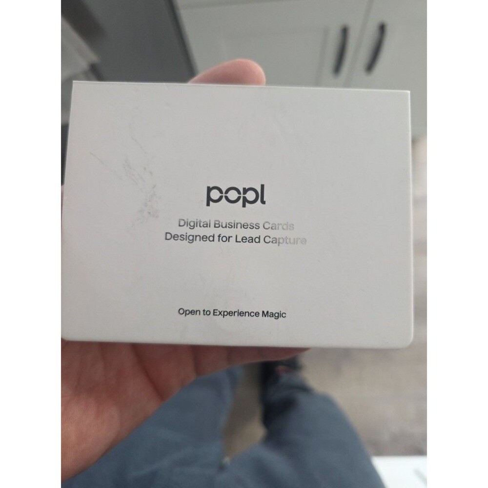 Popl Business Card New Has Not Been Activated